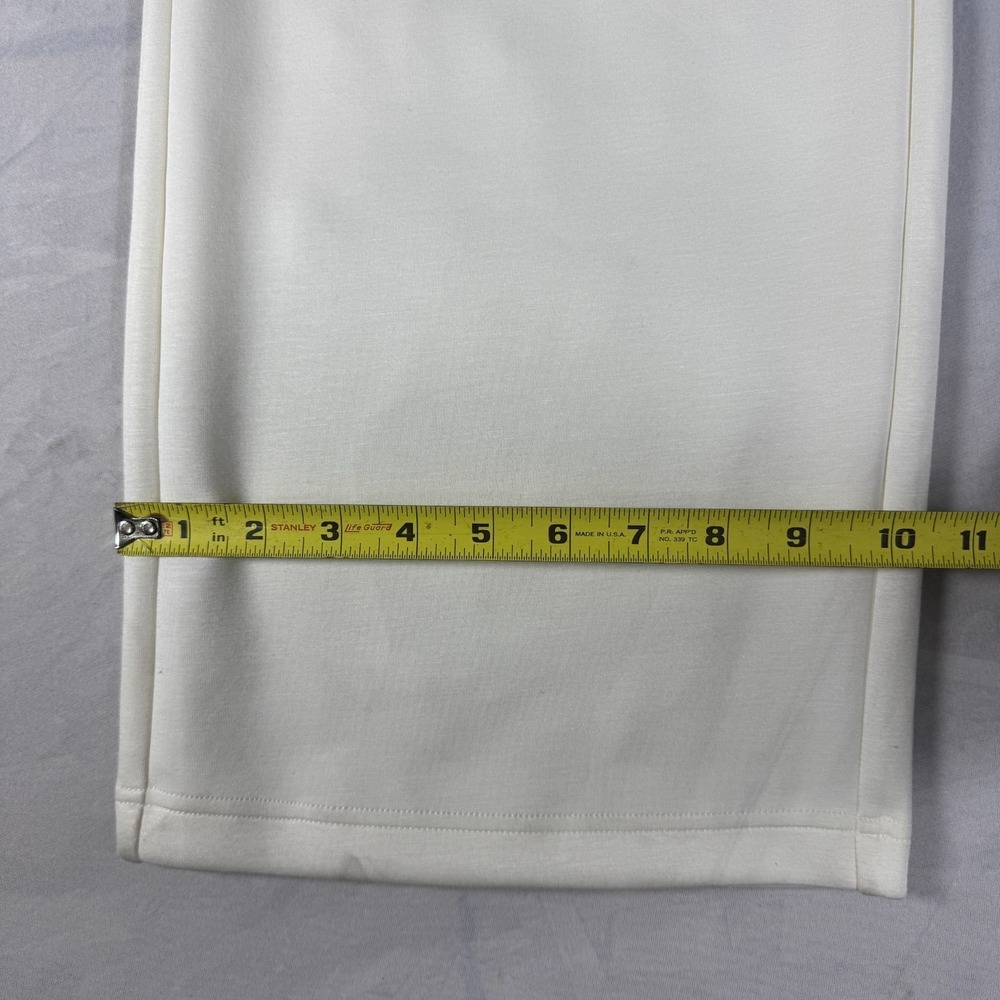 NWT True Religion Mens Sweatpants Off-White Straight Leg Comfy Relaxed Fit Large - Picture 15 of 16